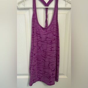 Old Navy magenta Patterned Racerback Tank